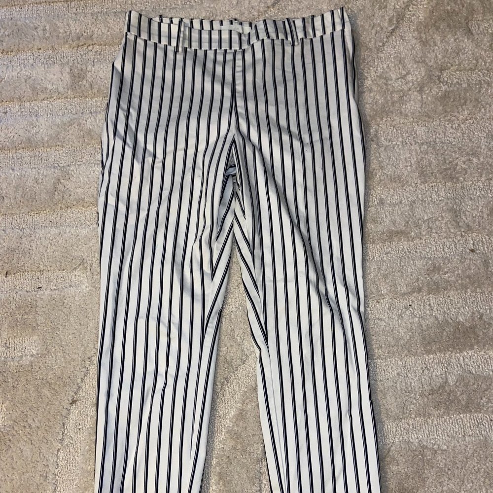H&M Pin Striped Ankle Pants